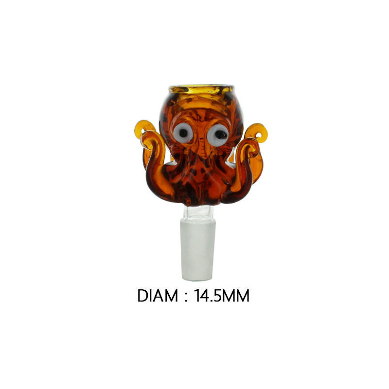 Douille en verre Octopus - rouge - GA21