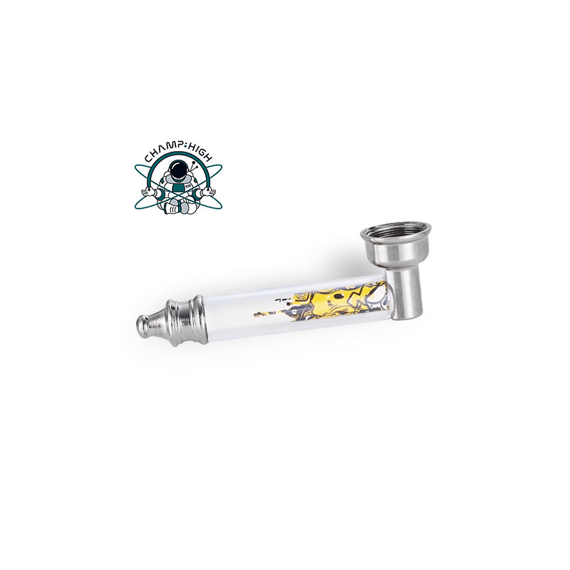 Pipe en fer "Dripping Paint" - 8cm - Champ High