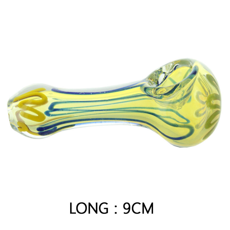 Pipe en Verre indienne - GP-469 - 9cm