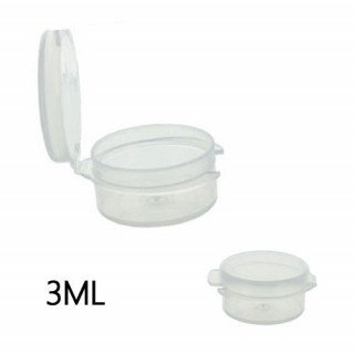 Petite boîte en plastique transparent - 3ml
