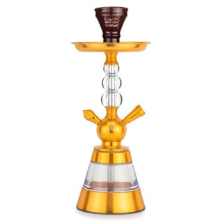 Chicha 3 boules "H2" - Jaune- 40cm - DUM