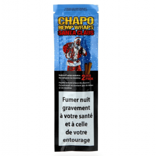 Feuilles à rouler - Blunt Hemp Wrap "Santa Claus" - Cola - Chapo