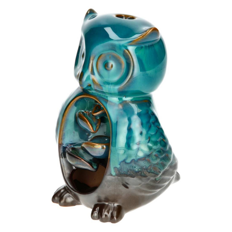 Porte Encens "Hibou"- Cascade Backflow - Céramique
