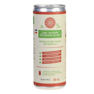 Boisson au CBD - Fraise-Basilic-Hibiscus - JANE