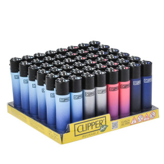 Briquet "Gradient" - Display - Plastique - Clipper