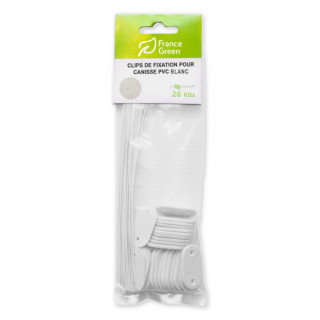 Clip de Fixation Blanc - Accessoires De Fixation