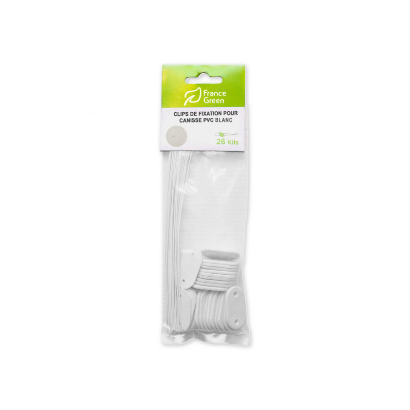 Clip de Fixation Blanc - Accessoires De Fixation