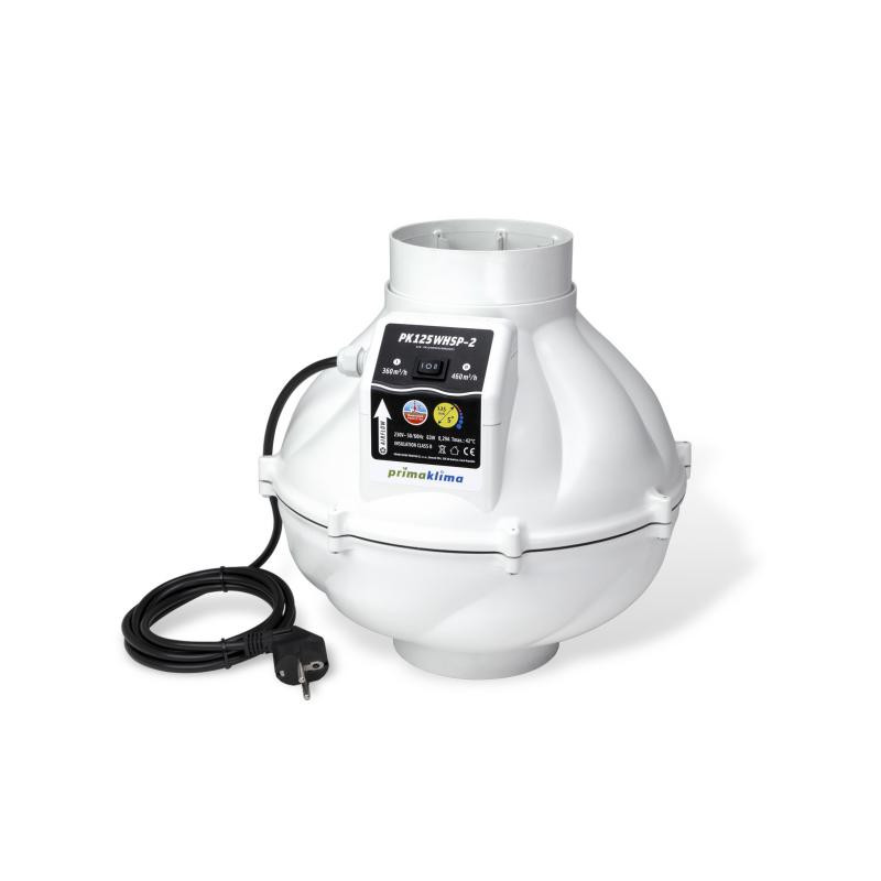 Extrateur WHSP dia 125 2 vitesses 360-460 m3/h - Prima Klima