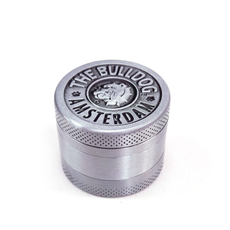 Grinder Pollinator en Métal Argenté Bulldog - 63 mm