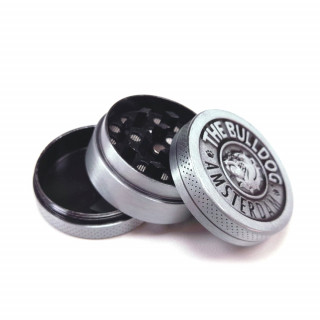 Grinder Pollinator en Métal Argenté Bulldog - 63 mm