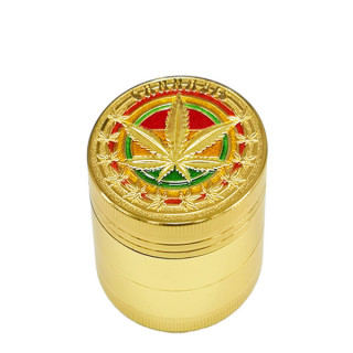 Grinder Pollinator Rasta en Métal Doré - 40 mm