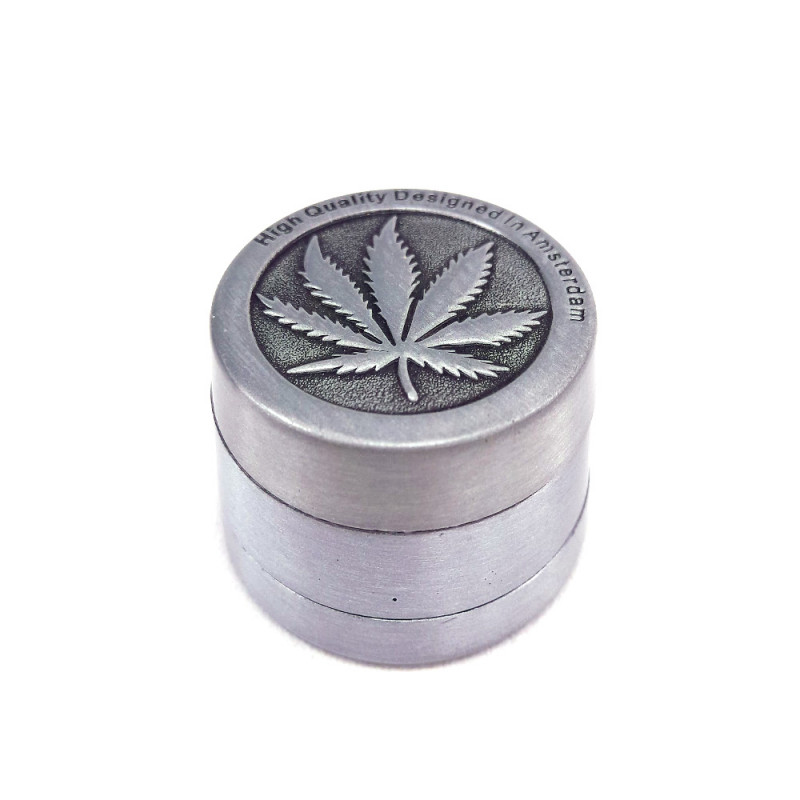 Grinder Pollinator Métal Feuille D'argent - 30 mm