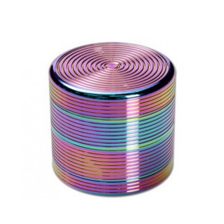 Grinder Pollinator Métal Arc-en-ciel en Spirale - 40 mm