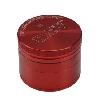 Grinder Pollinator Métal Coffret Cadeau Brut - 55 mm Rouge