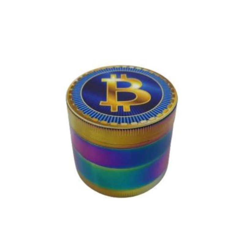 Grinder Pollinator Métal Bitcoin Glacé - 50 mm