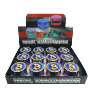 Grinder Pollinator Métal Bitcoin Glacé - 50 mm