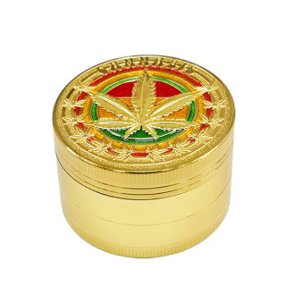 Grinder Pollinator Métal Rasta Or - 52 mm