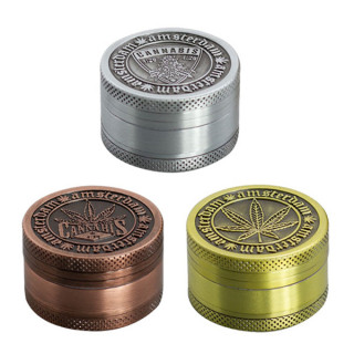 Grinder Pollinator Métal Amsterdam Bouclier - 40mm - Partie 3. Pack 3 unités
