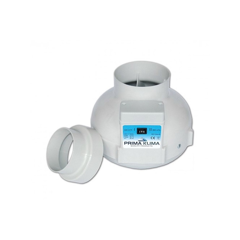 Extracteur PK 2 vitesses 125 mm 220/400m3