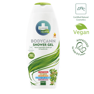 Bodycann Gel Douche Naturel - Annabis - 250 ml - Cosmétiques CBD