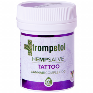 Crème pour tatouage au CBD 50 ml - Trompetol Cosmétiques CBD