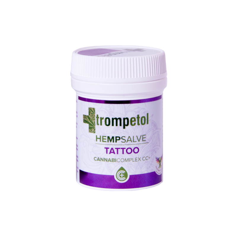 Crème pour tatouage au CBD 50 ml - Trompetol Cosmétiques CBD