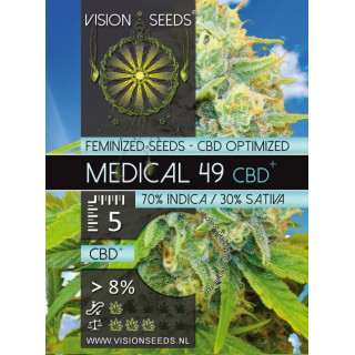 Medical 49 CBD+ vision seeds féminisée