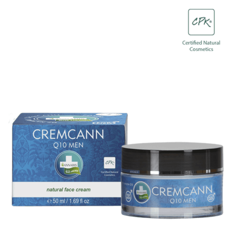Cremcann Q10 crème visage pour Homme - Annabis - Cosmétiques CBD