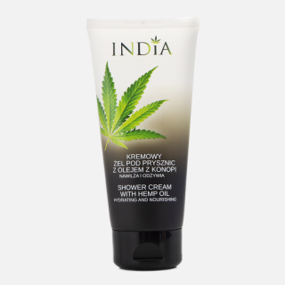 Gel douche à l'huile de chanvre 200 ml - India