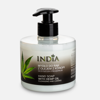 Savon liquide à l'huile de chanvre 300 ml - India