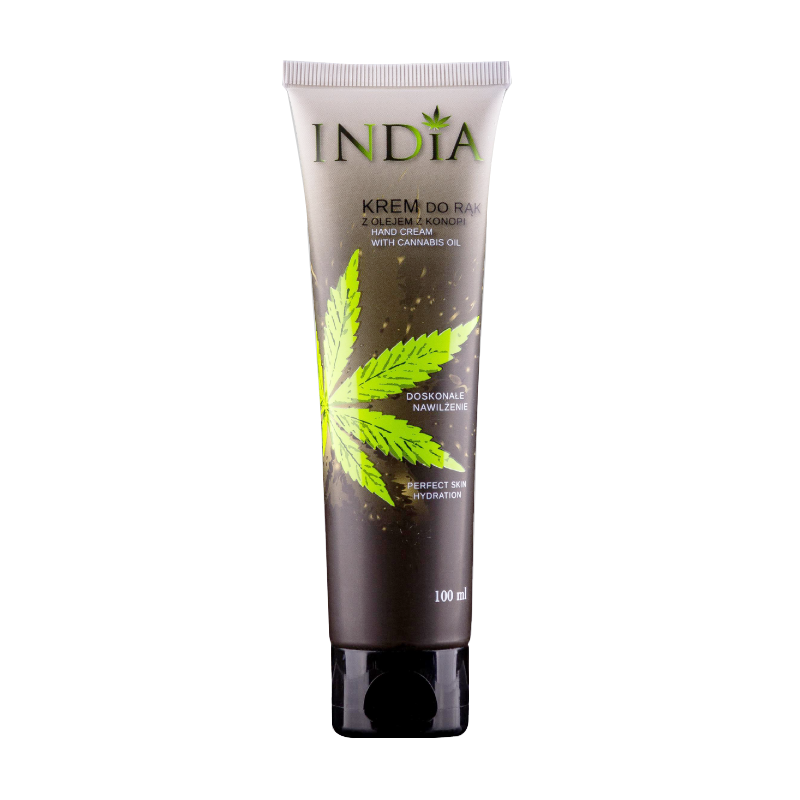 Crème pour les mains à l'huile de chanvre 100 ml - INDIA Crème pour les mains à l'huile de chanvre 100 ml - INDIA