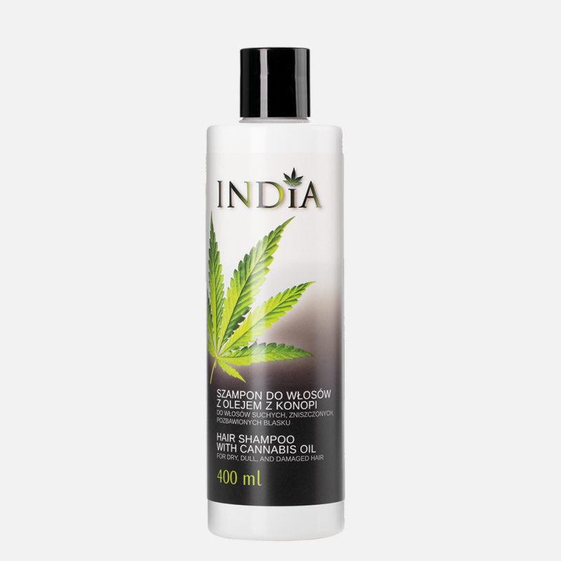Shampoing à l'huile de chanvre 400 ml - India Shampoing à l'huile de chanvre 400 ml - India
