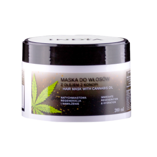 Masque capillaire à l'huile de chanvre 200 ml - India