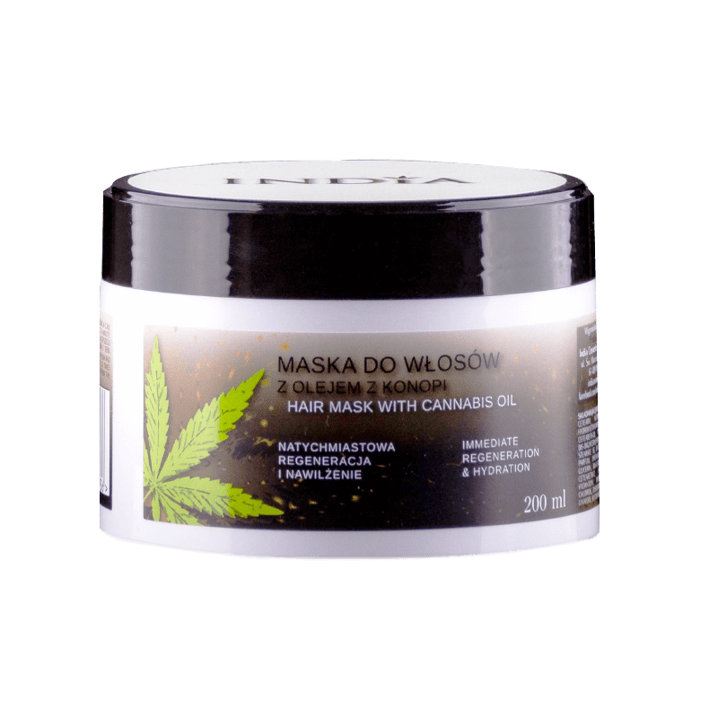 Masque capillaire à l'huile de chanvre 200 ml - India Masque capillaire à l'huile de chanvre 200 ml - India