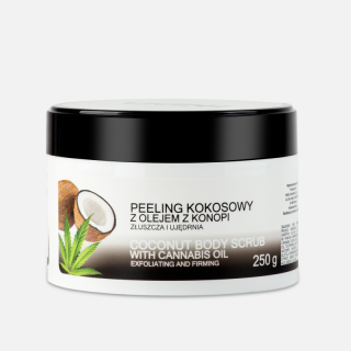Gommage à l'huile de coco et huile de chanvre 250 ml - India