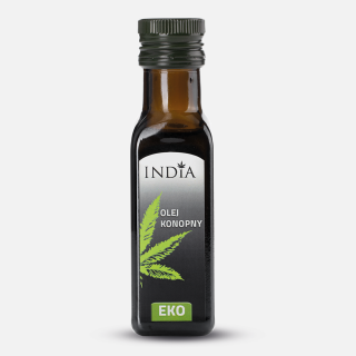 Huile de chanvre bio pressée à froid 100 ml - India