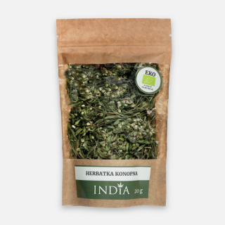 Thé au chanvre enrichi en CBD 20gr - India Infusions CBD