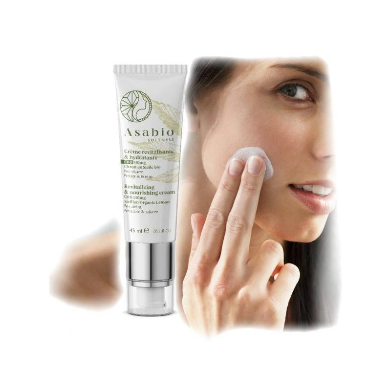 Crème revitalisante et hydratante naturelle - Asabio Crème revitalisante et hydratante naturelle - Asabio
