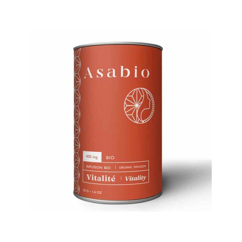 Infusion CBD Vitalité 50g - Asabio Infusion CBD Vitalité 50g - Asabio