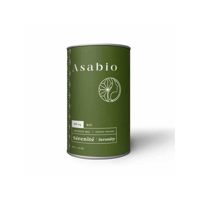 Infusion CBD Sérenité 50g - Asabio Infusion CBD Sérenité 50g - Asabio