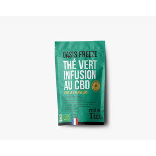Infusion Bio au CBD Oasis Freeze 50g - Tizz Infusions CBD