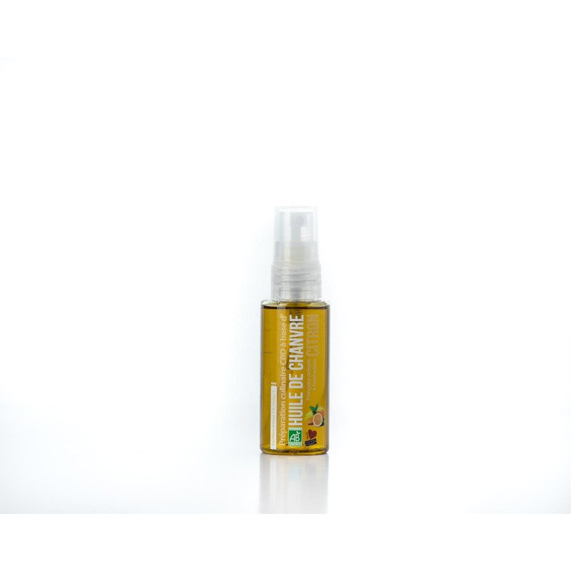 Huile de chanvre culinaire - Citron Bio CBD - Tizz