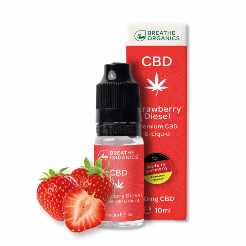 Strawberry Diesel - Breathe Organics E-liquides CBD