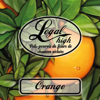 Orange - Etiquette - Legal High Fleurs de CBD