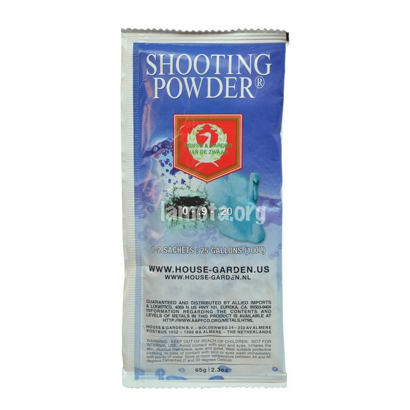 Shooting powder 1 sachet house garden