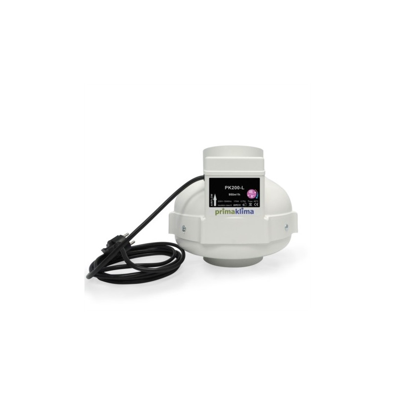 Extracteur d'air 950 m3/h - 1 vitesse - PK200 Extracteur d'air 950 m3/h - 1 vitesse - PK200