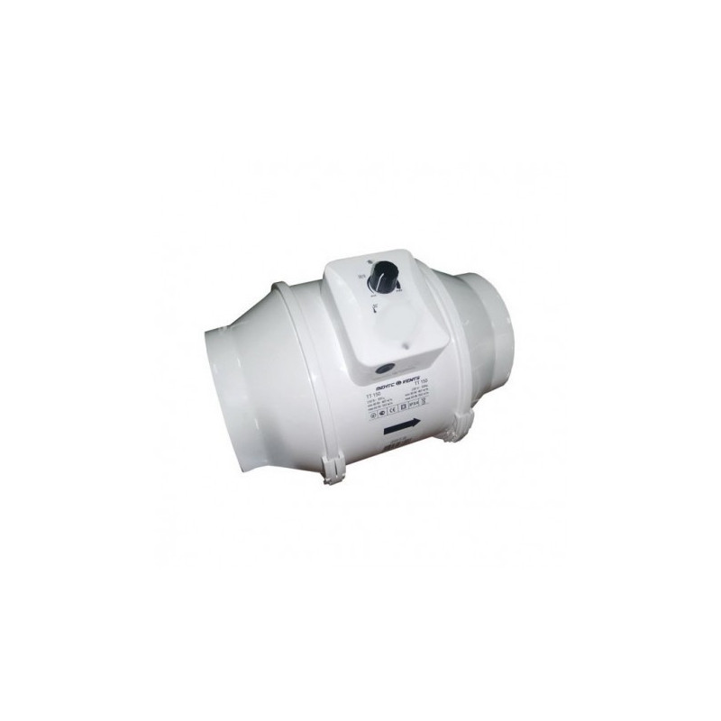 Extracteur TT125 avec variateur 280 m3/h Extracteur TT125 avec variateur 280 m3/h