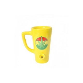Tasse Bang - Feuille de Rasta jaune