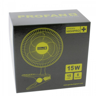 Ventilateur a pince 15W - 2 vitesses GARDEN HIGH PRO