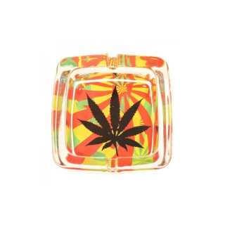Cendrier carre - Ashtray - Leafy 3 - divers